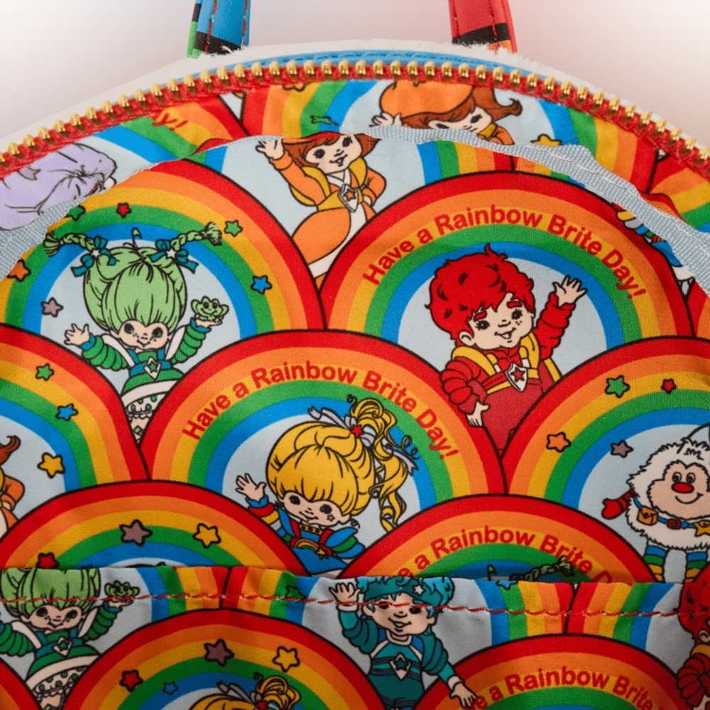 Loungefly Rainbow Brite Twink Plush Cosplay Light Up Mini Backpack - Picture 6 of 13